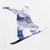 Spreadshirt Snowboard Action Jump Kids' Hoodie White view 2
