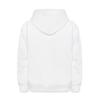 Spreadshirt Snowboard Action Jump Kids' Hoodie White view 3