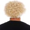 Wiwige Blonde Afro Wig for Men - Short Curly & Heat Resistant Synthetic Wig With Cap view 2