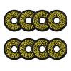 JHKJ 8 Pieces Inline Skate Wheels Skate Replacement Wheels 72mm 76mm 80mm Wear-Resistant PU Replacement Wheels 90A,72mm view 1