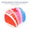 BESPORTBLE 5pcs Boy Girl Bike Basket Sturdy and Detachable Design Capacity Scooter Storage for Boy Girl Easy to Install Multi-Color Options view 2