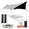 Survival-Tent-tarp 16 x15 ft Heavy Duty Hammock-rain-Fly, Emergency shelter Tent, Backpacking Gear, Tent-tarp, Camping tarp Waterproof, Hammock Tents, with Included Stakes and Carry Bag view 1