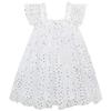 AGQT Baby Girls Tutu Dress Sleeveless Toddler Infant Tulle Tutu Dresses Birthday Party Layered Lace Mini Layers Dress White-Silvery Sequin Dot Size 12-18 Months view 1
