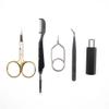 GREATFISHING 5pc The Most Useful Fly Tying Tools Combo Kit Gift 2 in 1 Foldable Metal Comb, Scissors, Hair Stacker, Hackle Pliers, Nippers Fly Tying Tools view 1