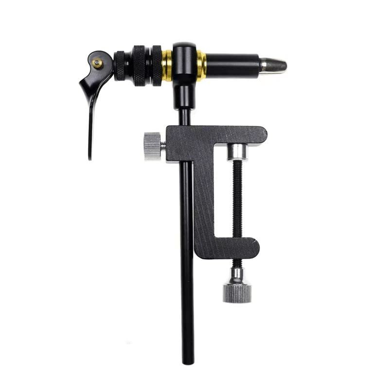 GREATFISHING 360 Rotation C-Clamp Fly Tying Vise Hardened Steel Jaws Jig Lure Making Tool Fly Tying Tool Kit