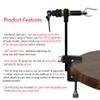 GREATFISHING 360 Rotation C-Clamp Fly Tying Vise Hardened Steel Jaws Jig Lure Making Tool Fly Tying Tool Kit view 4