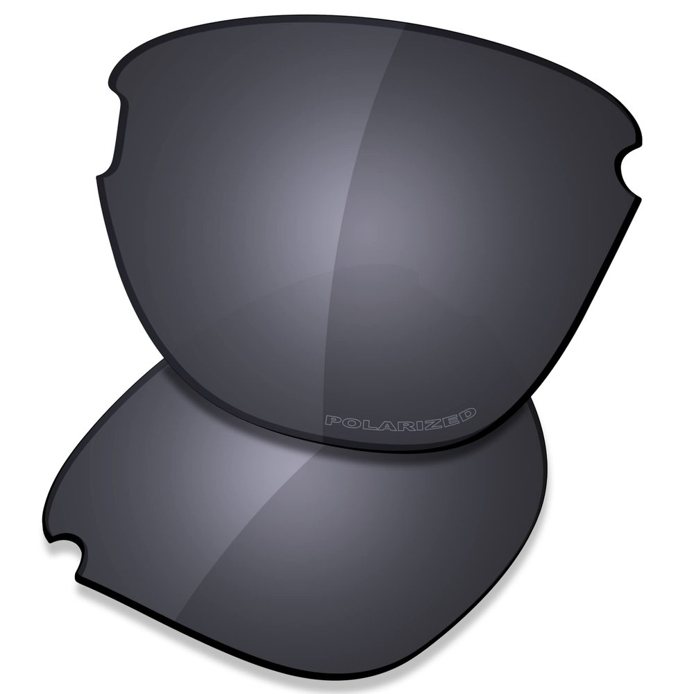 SAUCER Premium Replacement Lenses for Oakley Frogskins Lite OO9374 Sunglasses High Defense - Shield Black Polarized