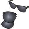 SAUCER Premium Replacement Lenses for Oakley Frogskins Lite OO9374 Sunglasses High Defense - Shield Black Polarized view 2