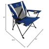 Kijaro Sports Fan Folding Chair, 26" L x 35.5" W x 37" H, Indianapolis Colts view 3