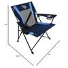 Kijaro Sports Fan Folding Chair, 26" L x 35.5" W x 37" H, Tennessee Titans view 3