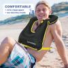 Inflatable Snorkel Vest Adults, Portable Snorkel Jacket, Buoyancy Vest for Snorkeling, Swimming, Kayaking, Boating, Safety Load Up to 220 Ibs (Blue) view 3