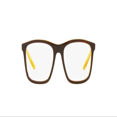 Arnette Unisex Kids AN7227 Dorami Rectangular Prescription Eyewear Frames, Top Brown On Transparent Yellow/Demo Lens, 51 mm