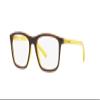 Arnette Unisex Kids AN7227 Dorami Rectangular Prescription Eyewear Frames, Top Brown On Transparent Yellow/Demo Lens, 51 mm view 2