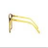 Arnette Unisex Kids AN7227 Dorami Rectangular Prescription Eyewear Frames, Top Brown On Transparent Yellow/Demo Lens, 51 mm view 4