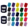 1PC Custom Embroidered Sweatband,Personalized Wristband with Letters/Numbers,Sport Wrist Band for Man and Woman,Protect The Wrist for Tennis, Basketball, Running, Gym Working Out view 1