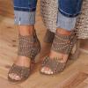 Ladmiple Summer Sandals For Women 2021 Sexy Flip Flops for Women Flat Thong Sandals with Cute Bow Ties Pearls Rivets Summer Beach Comfortable Slip On Jelly Shoes view 2