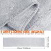 10 Pcs Shine Shoes Cloth Kit Polish Dauber Applicators Cleaning Leather Shoes Boots Care Cloths Suede Cleaner(Microfiber, Grey) view 3
