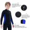 REALON Kids Wetsuit Top Jacket for Boys Girls Toddler Youth, Children's Wet Suit Shirt Neoprene 3mm Long Sleeve Front Zipper Swimsuit for Swimming Surfing Dive Snorkeling Water Sports view 3