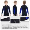REALON Kids Wetsuit Top Jacket for Boys Girls Toddler Youth, Children's Wet Suit Shirt Neoprene 3mm Long Sleeve Front Zipper Swimsuit for Swimming Surfing Dive Snorkeling Water Sports view 4