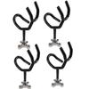 4pcs Sure Grip Steel Boat Rod Holder 20 Degree PVC Coated Steel Wire Fishing Pole Holder view 4
