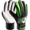 Clbort Soccer Goalie Gloves Youth Kids, Goalkeeper Gloves with Super Grip Palms, Anti-Slip Soccer Gloves, Double Wrist Protection (Green, 8) view 1