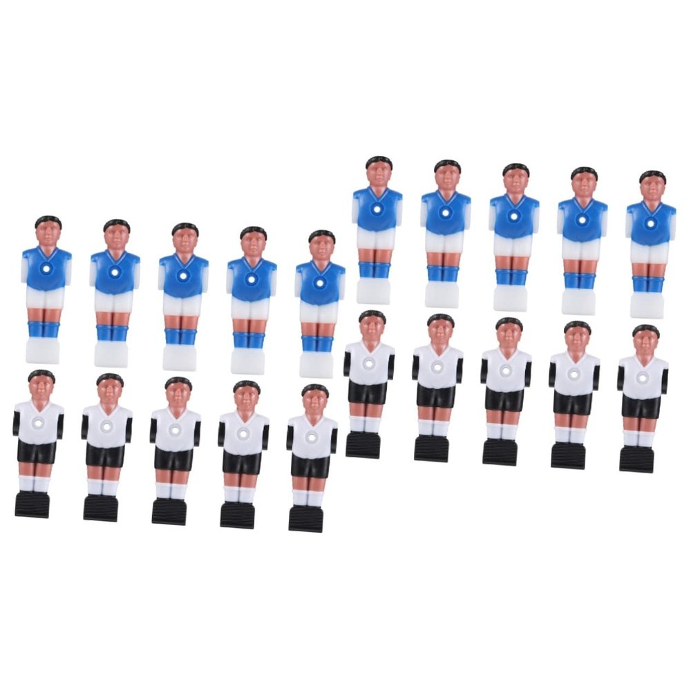 20 Pcs Football Machine Accessories Soccer Toys De Soccer Decked Accessories Foosball Balls Replacement Foosball Player Models Figurine Player
