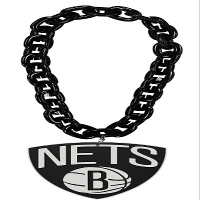 aminco Brooklyn Nets NBA Fan Chain, Black