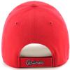 47 MLB Team Color Primary Logo MVP Adjustable Hat, Adult One Size Fits All - St Louis Cardinals - Red view 2