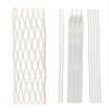 Performall Sports Dyna Lacrosse Mesh Stringing Kit 6D Diamond Semi-Soft White; 33 inch Tipped Lax Strings view 1