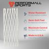 Performall Sports Dyna Lacrosse Mesh Stringing Kit 6D Diamond Semi-Soft White; 33 inch Tipped Lax Strings view 2