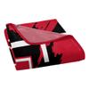 Northwest The Company Nebraska Cornhuskers Blanket 46x60 Micro Raschel Dimensional Design Rolled view 3