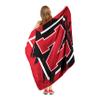 Northwest The Company Nebraska Cornhuskers Blanket 46x60 Micro Raschel Dimensional Design Rolled view 4