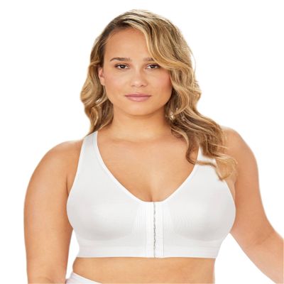 Exquisite Form Women's 5101000 Fully Seamless Wireless Full Coverage Bra with Front Closure