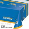 Trendware Los Angeles Chargers Plastic Tablecloths, 3 ct, Officially Licensed view 2