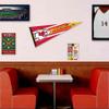 Kansas City Chiefs LVII 2022 2023 Super Bowl Champions Pennant Banner and Wall Tack Pads view 3