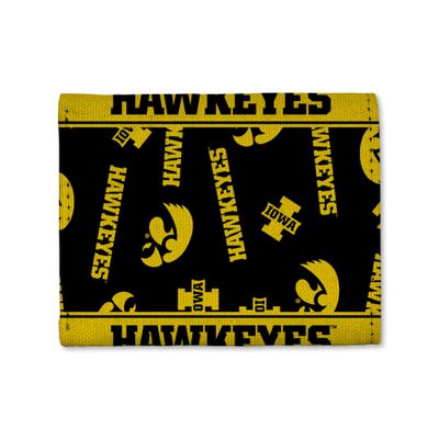 Rico Industries NCAA Iowa Hawkeyes Canvas Trifold Wallet - Great Accessory