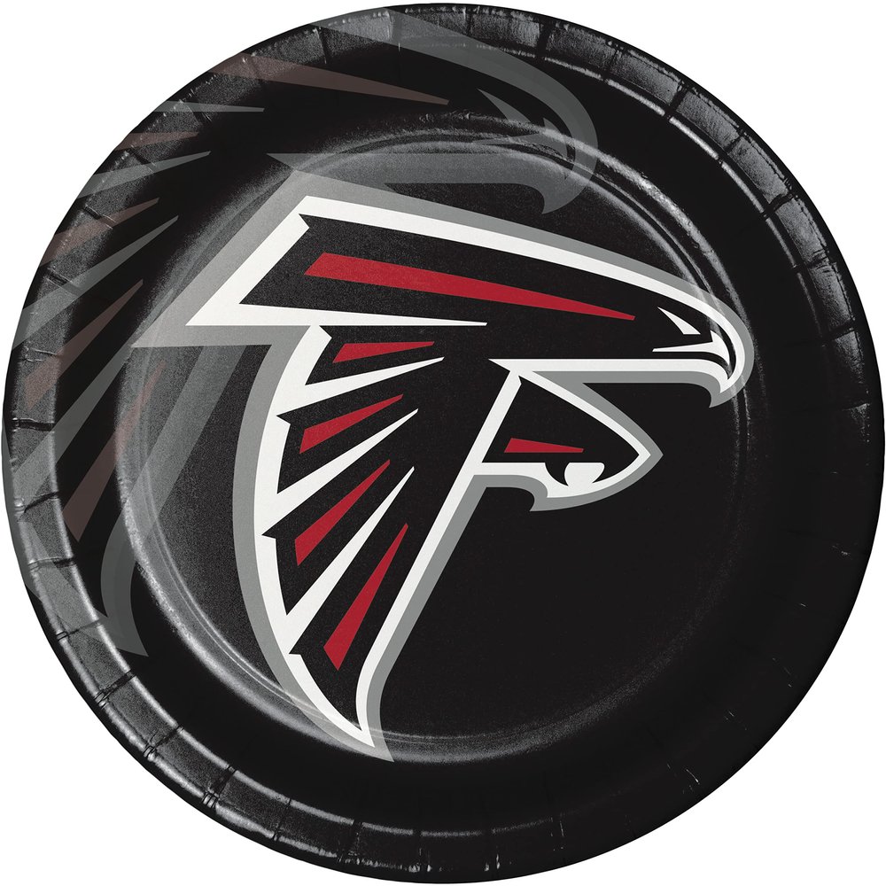 Trendware Atlanta Falcons Paper Plates, 24 ct, Officially Licensed