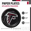 Trendware Atlanta Falcons Paper Plates, 24 ct, Officially Licensed view 2