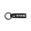 NCAA Wyoming Cowboys Lase Engraved Silicon Keychain Strap view 1