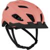 Retrospec Lennon Bike Helmet with LED Safety Light Adjustable Dial & Removable Visor - Adjustable Bicycle Helmet for Adult Men & Women - Matte Melon One Size view 1