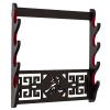 Hylzd Samurai Sword Stand Wall Mount - 4 Tier Martial arts Weapons Holder Fleece Protection Display Stand Katana Wakizashi Tanto Wall Hanger Sword Rack (Longzi Payment) view 1