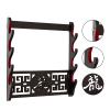Hylzd Samurai Sword Stand Wall Mount - 4 Tier Martial arts Weapons Holder Fleece Protection Display Stand Katana Wakizashi Tanto Wall Hanger Sword Rack (Longzi Payment) view 3