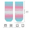 Transgender Flag Trendy Ankle Socks Low-Cut Athletic Running Socks 5 Pairs for Men&Women view 2