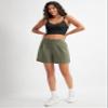 ODODOS Modal Soft Wide Leg Shorts for Women 4" High Waist Casual Relaxed Shorts with Pockets, Dark Sage, X-Large view 3