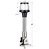 MARINE SYSTEM Made 3-NM LED Fold Down Boat Stern Light All Round 360 Boat Anchor Light for Pontoon and Fishing Boat, 12-24V (9" SS) view 2