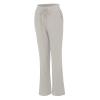 Uillui Pants for Women Casual Comfortable Straight Pants Cotton Linen Elastic Waist Slacks Trousers Loose Fit Wide Leg Pants A03_gray X-Large view 3