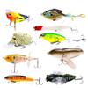 HUFFA 1PC Topwater Hard Bait Wobbler Surface Artificial Bass Fish Tackle Rotate Tail Bee Cicada Popper Mouse Fishing Lures (Color : CC57-5) view 2