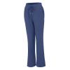 Uillui Pants for Women Casual Comfortable Straight Pants Cotton Linen Elastic Waist Slacks Trousers Loose Fit Wide Leg Pants A02_blue XX-Large view 3