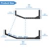 WALMANN Wall Mount Kayak Storage Rack, Kayak Hooks for Garage Wall Hangers for Kayak, Surfboard, Skiis, Snowboard, Paddle Board(1 Pair for 1 Kayak) view 4