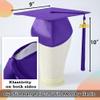 TngHui Preschool and Kindergarten Shiny Purple Graduation Cap with 2026 Tassel Charm view 2